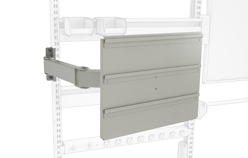 Click to enlarge Articulating Bin Holder