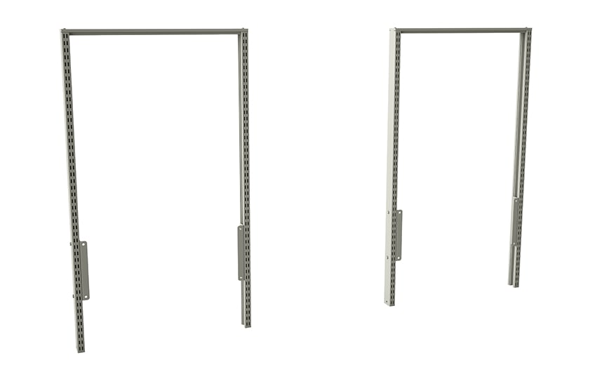 Click to enlarge Triple Bay Slotted Uprights 90