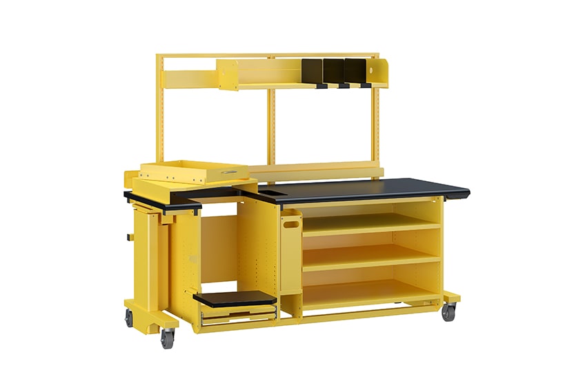Click to enlarge Custom fulfillment station
