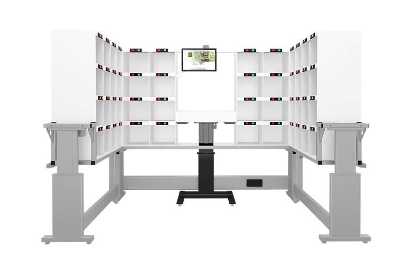 Click to enlarge Custom workbench cubby unit