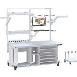 Custom Shipping Workstation with Cart