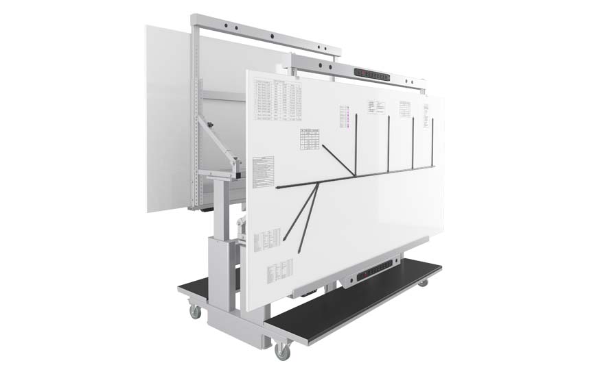 Click to enlarge back to back wire harness board frame