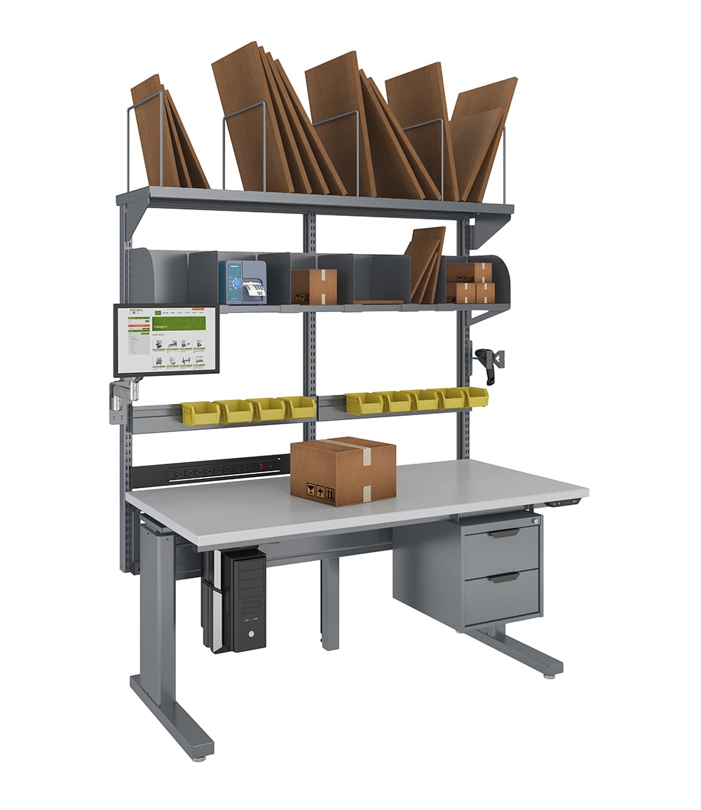 Electric Height Adjustable Workbenches - BOSTONtec Electric Height Adjustable Workbenches - BOSTONtec