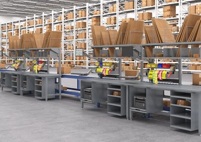 Shipping Stations with Conveyor